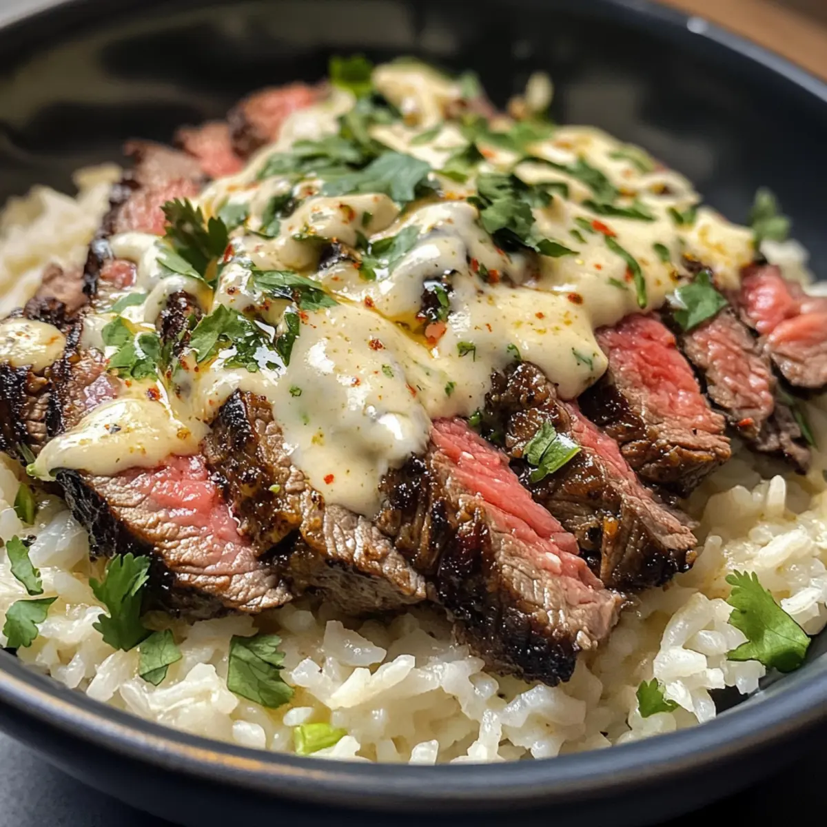 Steak & Queso Rice