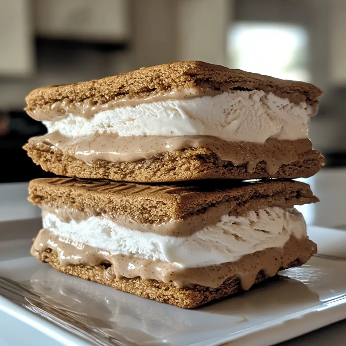 Biscoff Ice Cream Sandwiches