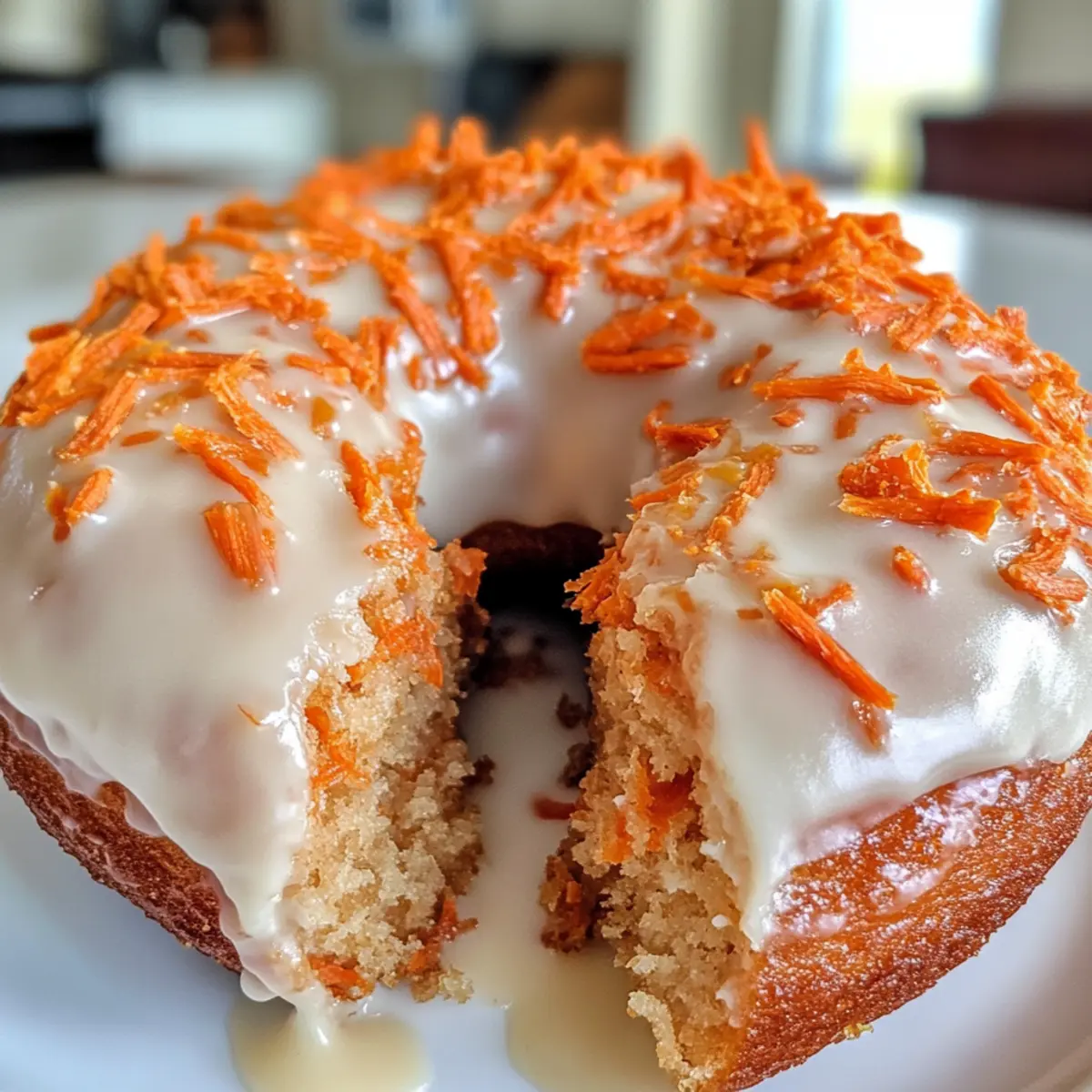 Old Fashioned-Style Carrot Cake Donuts