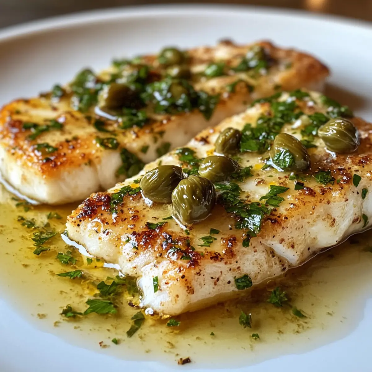 25-Minute White Fish Piccata with Zesty Lemon Caper Sauce