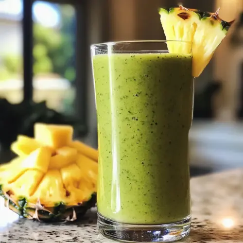 Pineapple Spinach Smoothie