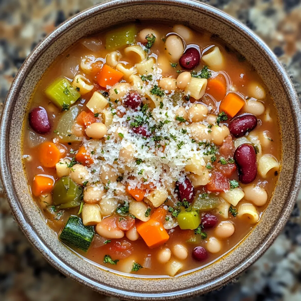 Brothy Bean & Pasta Soup
