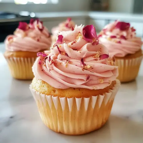 Magical Rosewater Cupcakes