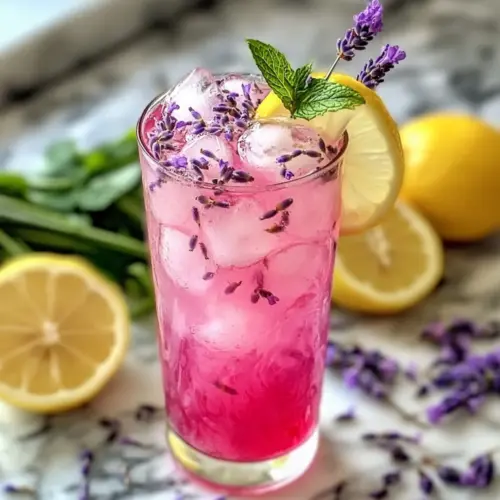 Lavender Hibiscus Iced Tea