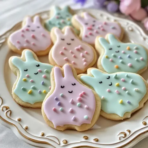 Soft Buttercream Bunny Cookies