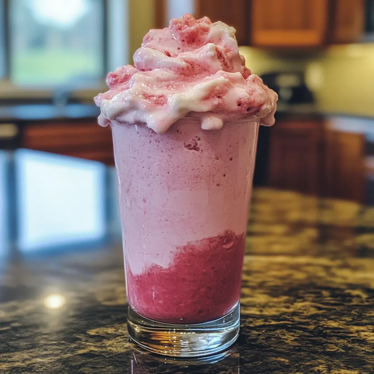 Pink Strawberry Coconut Refresher