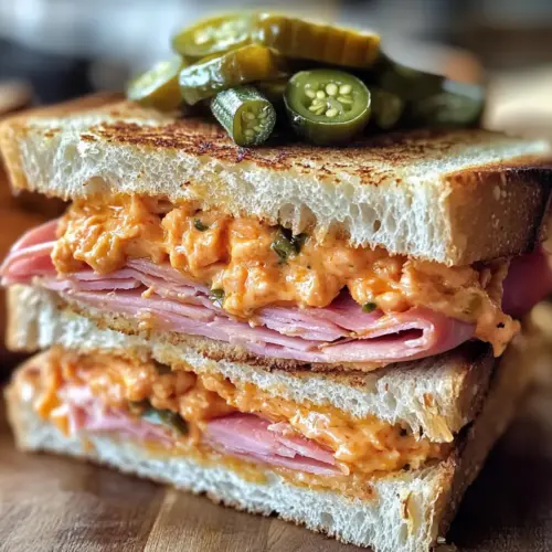 Ham and Pimento Cheese Tea Sandwiches