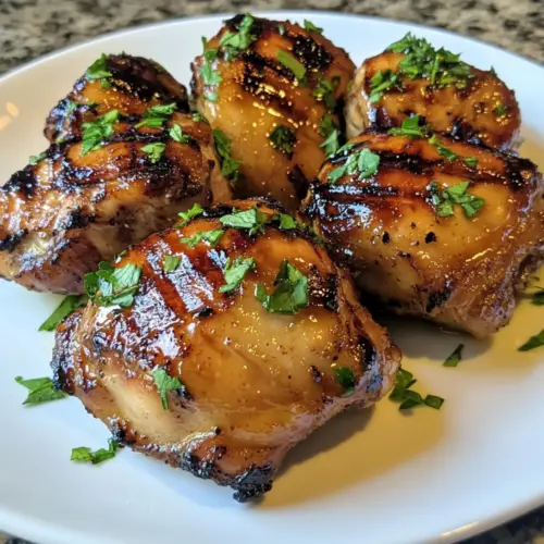 Lemon Ginger Soy Marinated Grilled Chicken