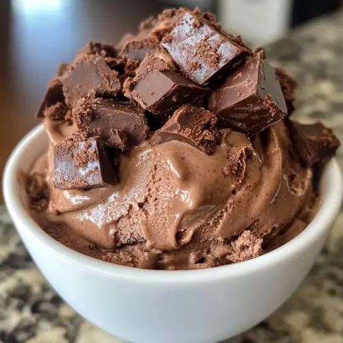 Healthy Chocolate Brownie Blizzard