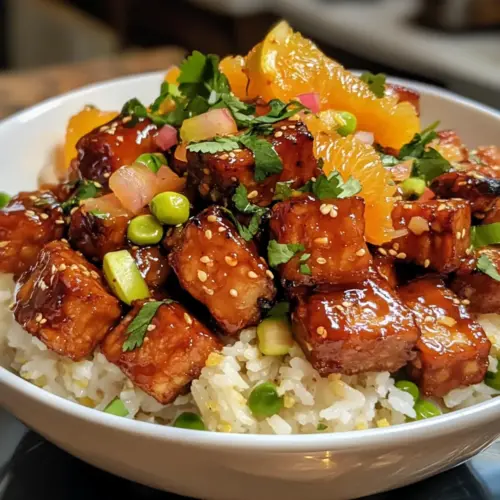 Korean BBQ Tempeh with Citrus Salad