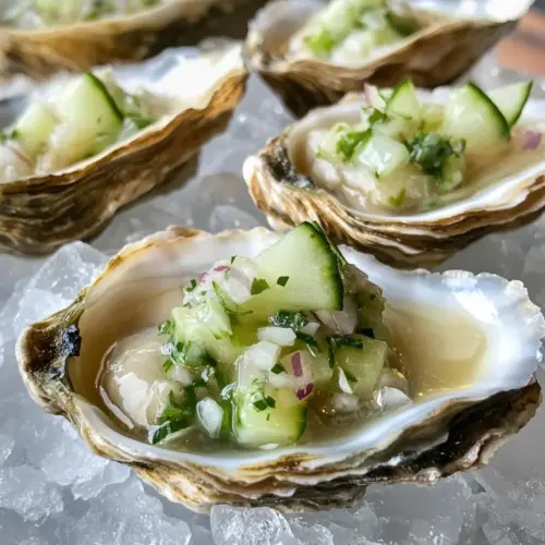 Oysters with Mignonette