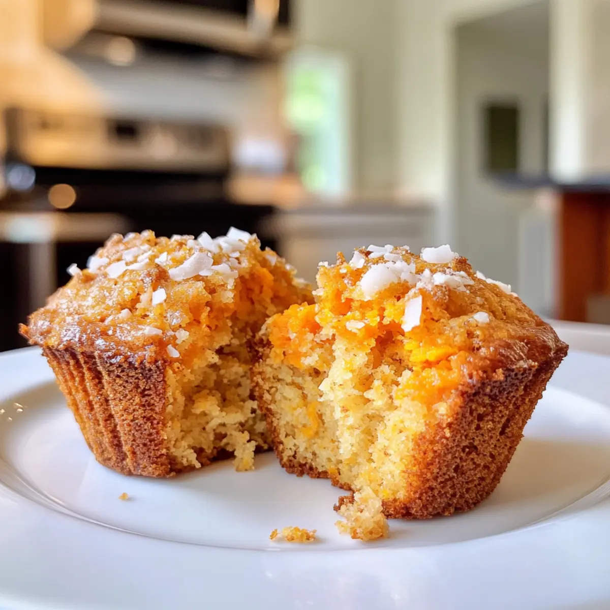 Coconut Sweet Potato Muffins