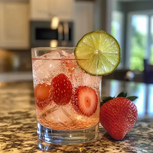 Coconut Water Strawberry Spritz