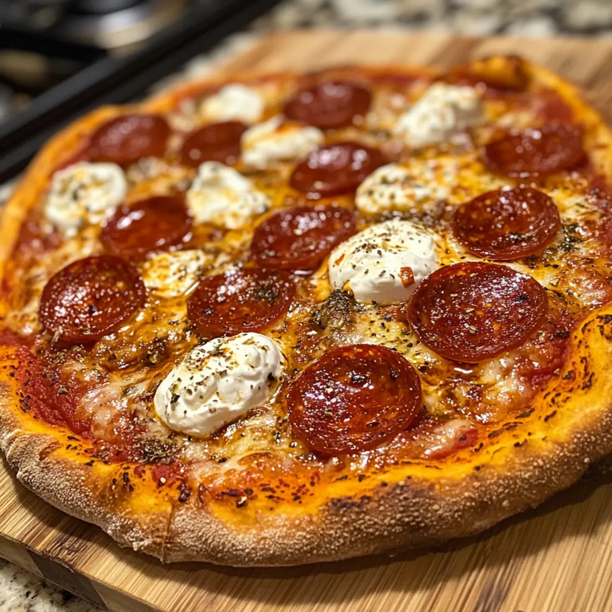 Hot Honey Pepperoni Pizza