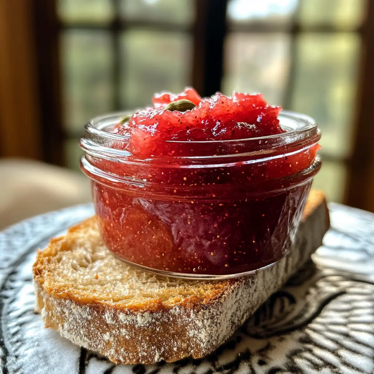 Maple Rhubarb Jam