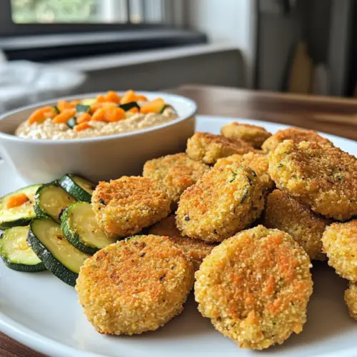 Kid-Friendly Veggie+ Chickpea Nuggets