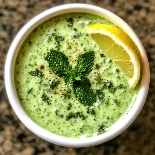 Indian Mint Yogurt Sauce