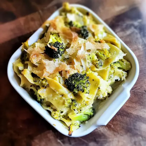 Passover Broccoli Noodle Kugel