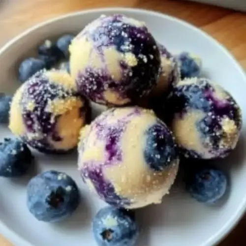 Blueberry Cheesecake Protein Bites