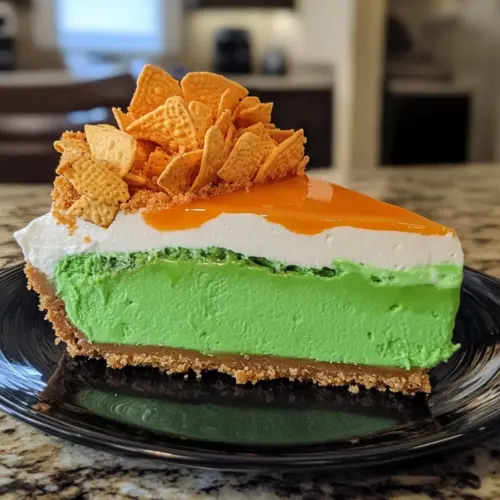 Mountain Dew Cheesecake with Dorito Crust