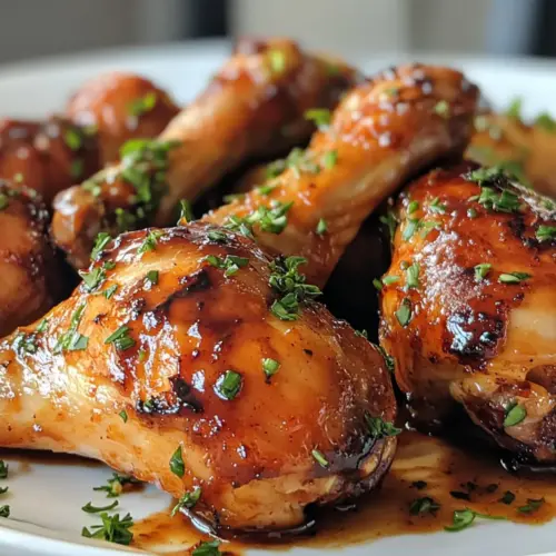 Baked BBQ Chicken Drumsticks