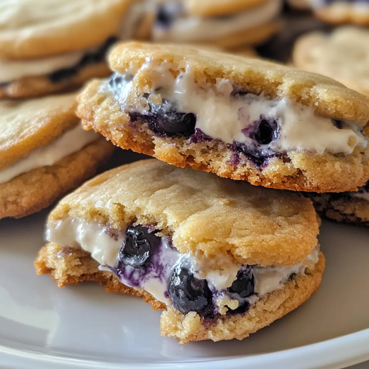 Lemon Blueberry Cheesecake Cookies