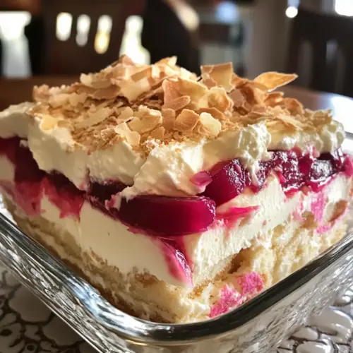 Rhubarb Tiramisu