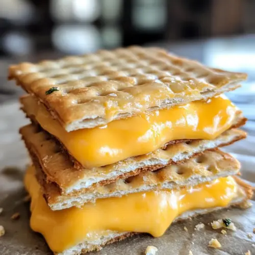 Cheesy Garlic Ritz Bits
