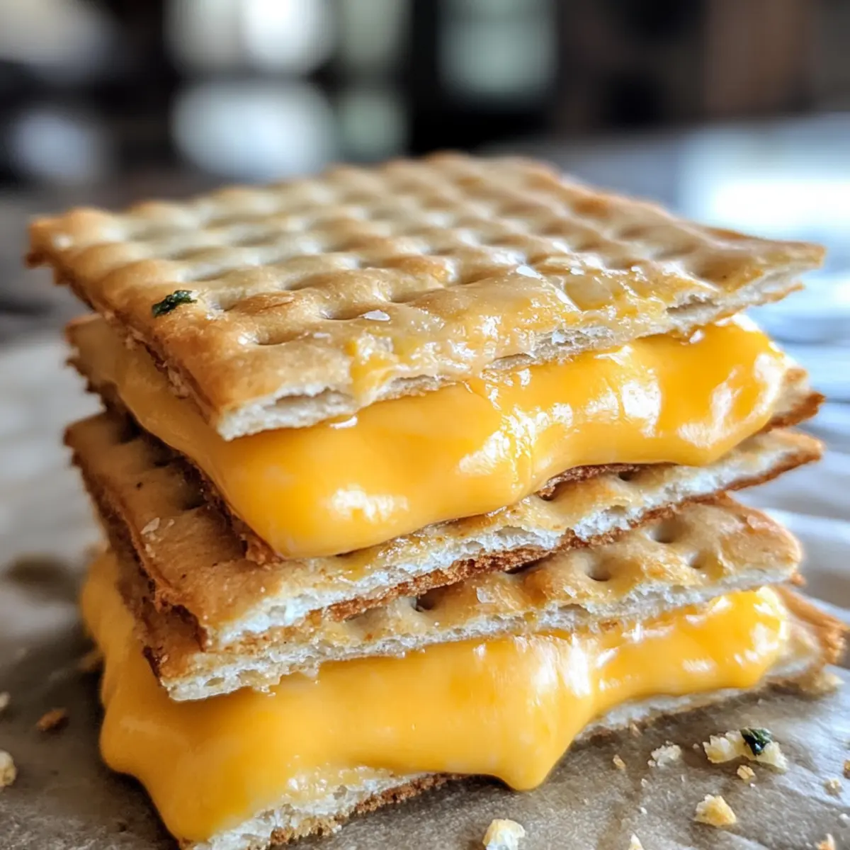 Cheesy Garlic Ritz Bits