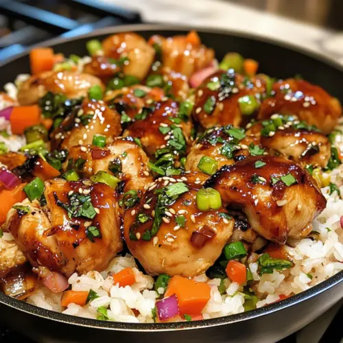 One-Pan Bold Honey BBQ Chicken Rice