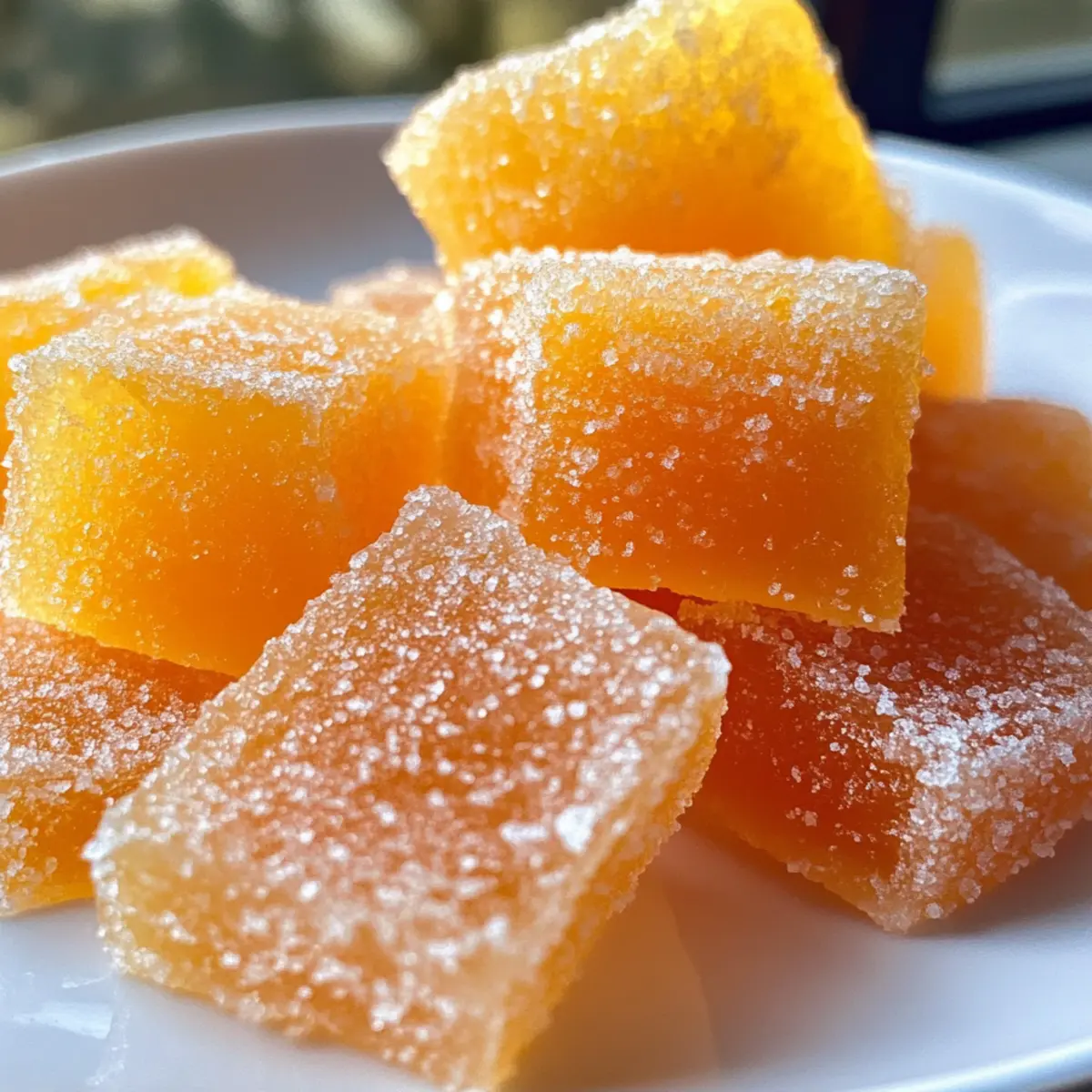 Homemade Orange Candy