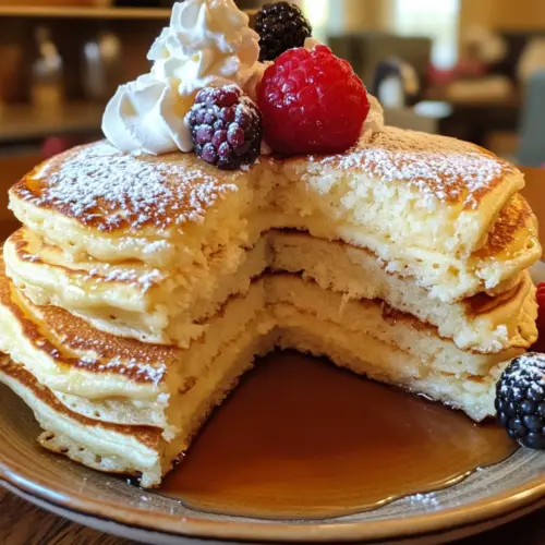VANILLA CINNAMON BUTTERMILK PANCAKES