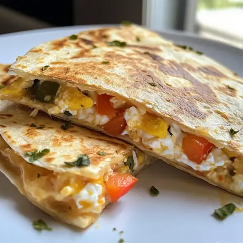 Cottage Cheese Egg White Quesadillas