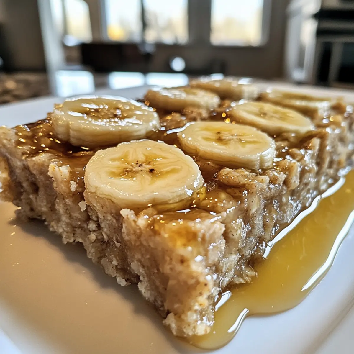 Healthy Banana Peanut Butter Oatmeal Bars