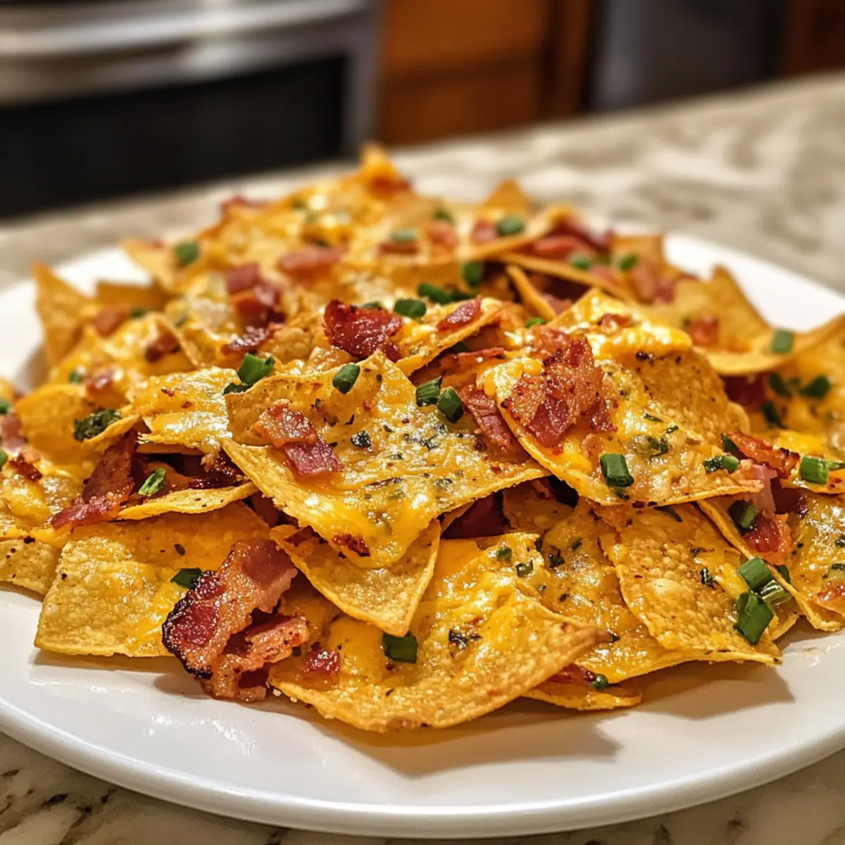 Keto Cheese Bacon Nachos Chips