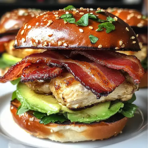 Honey Mustard BLT Chicken Sliders