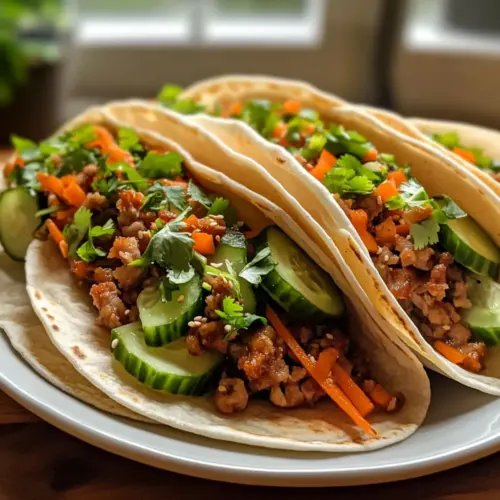 Smash Dumpling Tacos