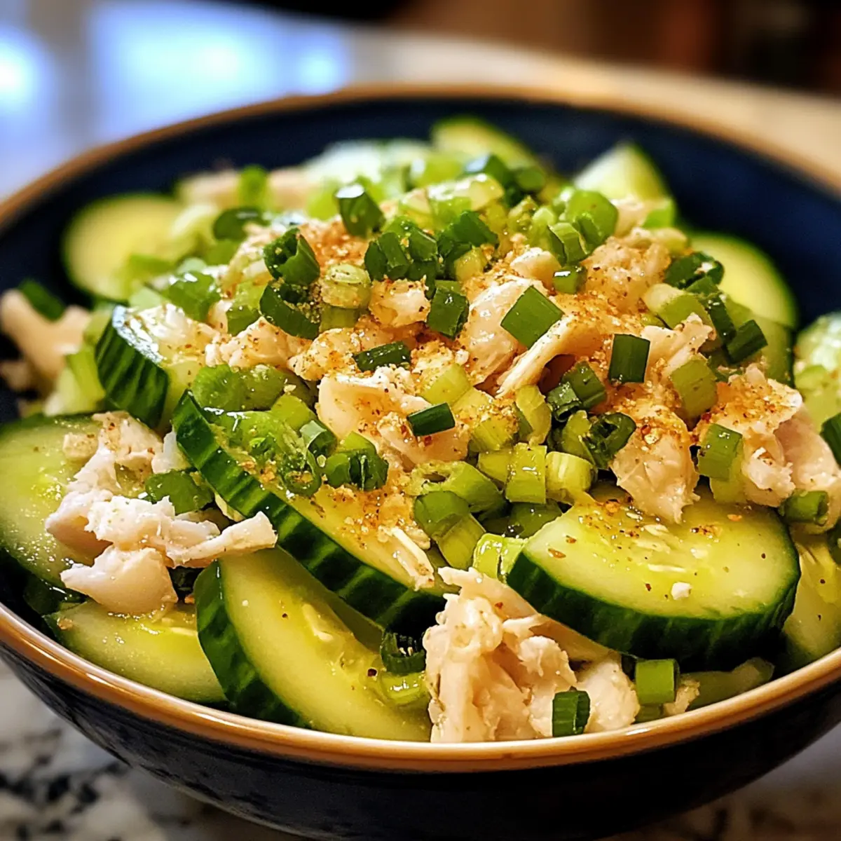 California Roll Cucumber Salad