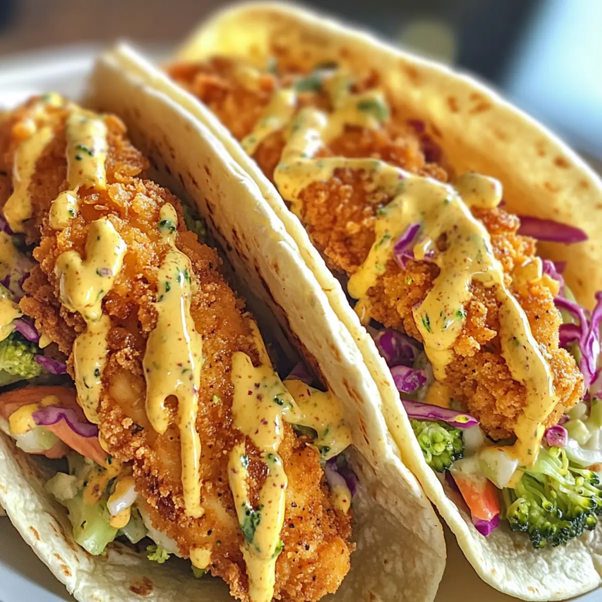 Honey Mustard Chicken Tacos