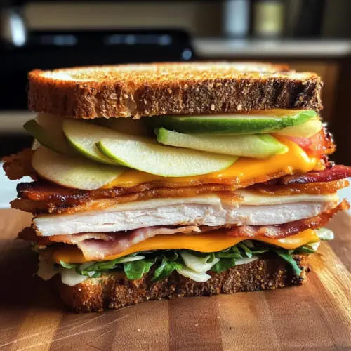 Turkey Apple Cheddar Sandwich