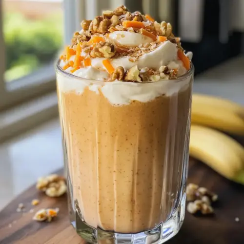 Carrot Cake Protein Smoothie