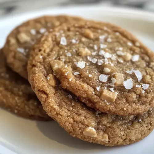 Brown Butter Coffee Toffee Cookies