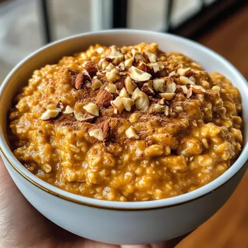 Creamy Pumpkin Oatmeal