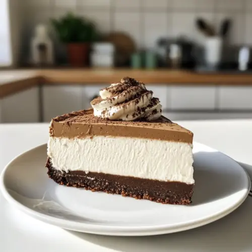 No-Bake Espresso Cheesecake