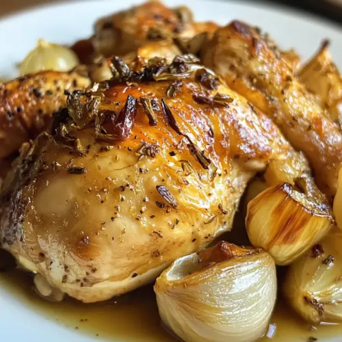 Oven-Roasted French Garlic Chicken