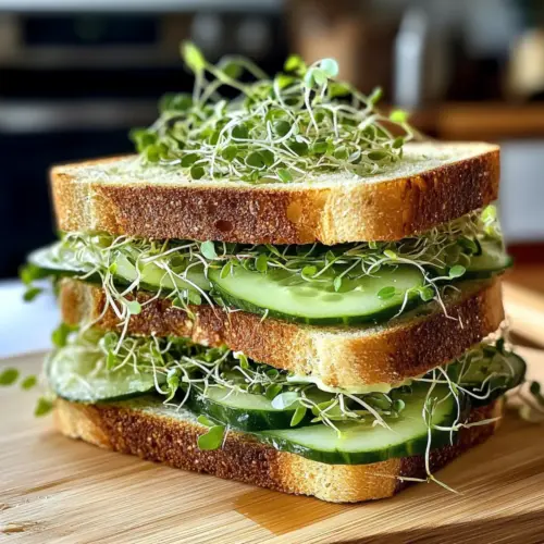Cucumber Salad Sandwiches