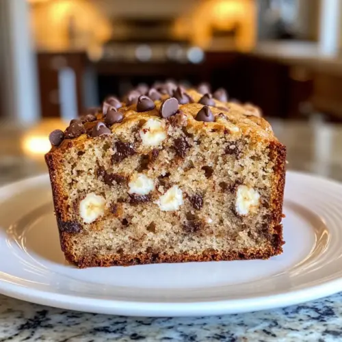 Gluten-Free Blender Banana Bread with Cottage Cheese and Chocolate Chips
