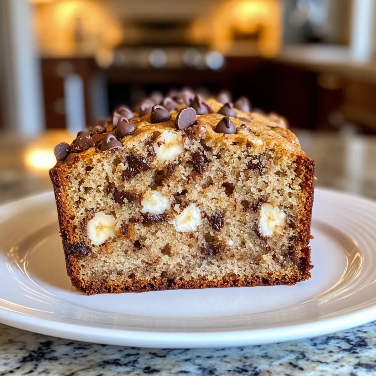 Gluten-Free Blender Banana Bread with Cottage Cheese and Chocolate Chips