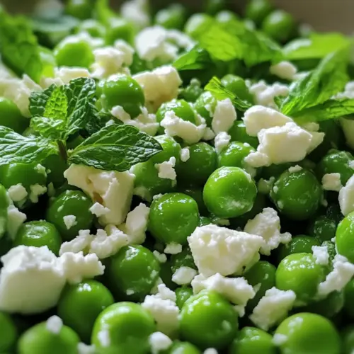 Pea Mint and Feta Salad